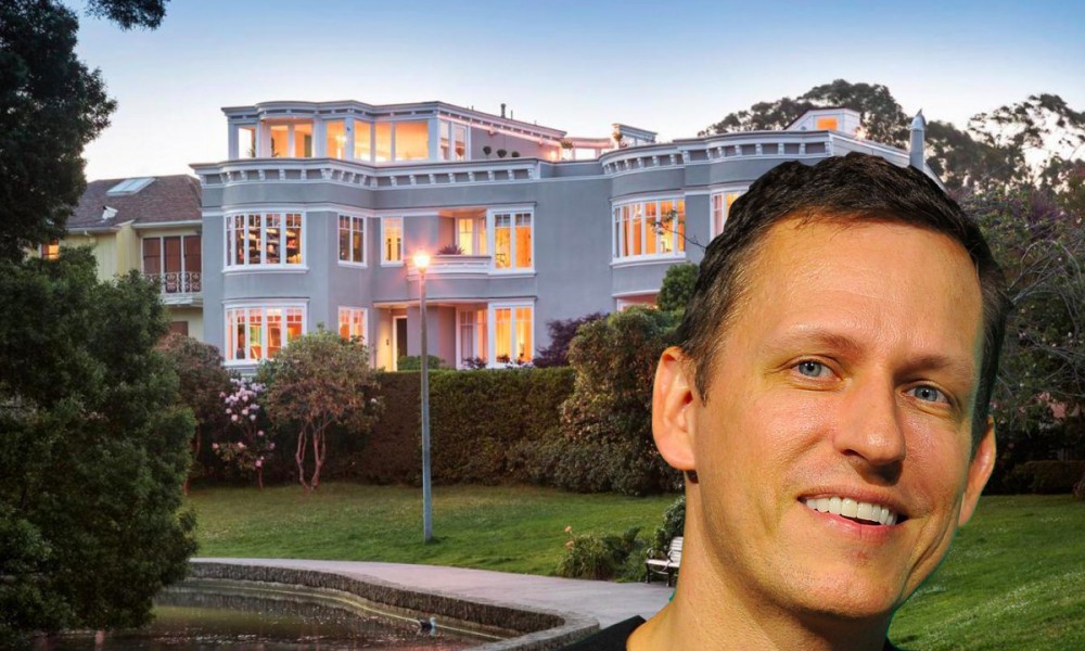 Billionaire VC Peter Thiel is selling his San Francisco mansion for $9. ...