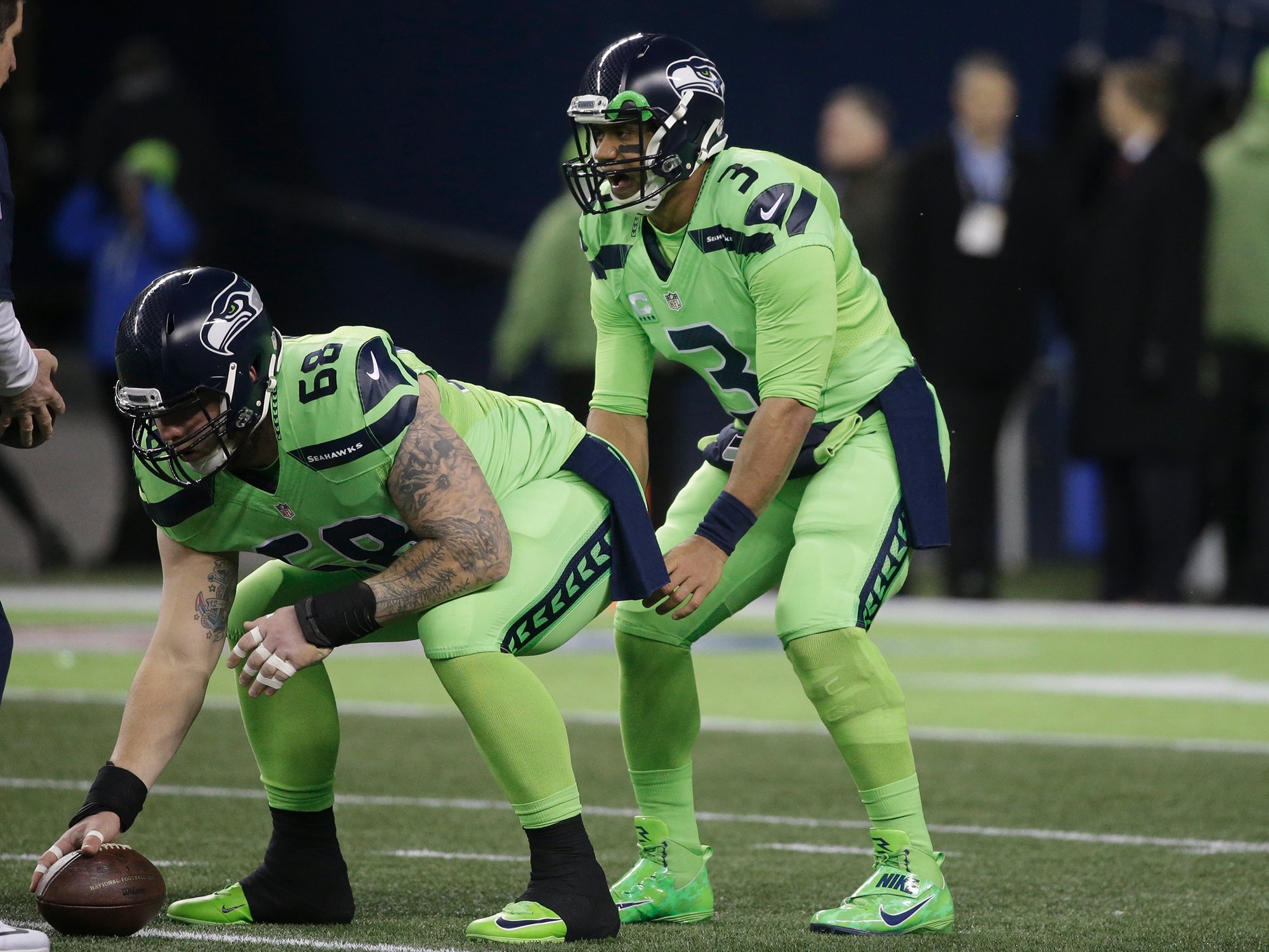 The Seattle Seahawks are wearing the craziest NFL 'Color Rush' uniforms